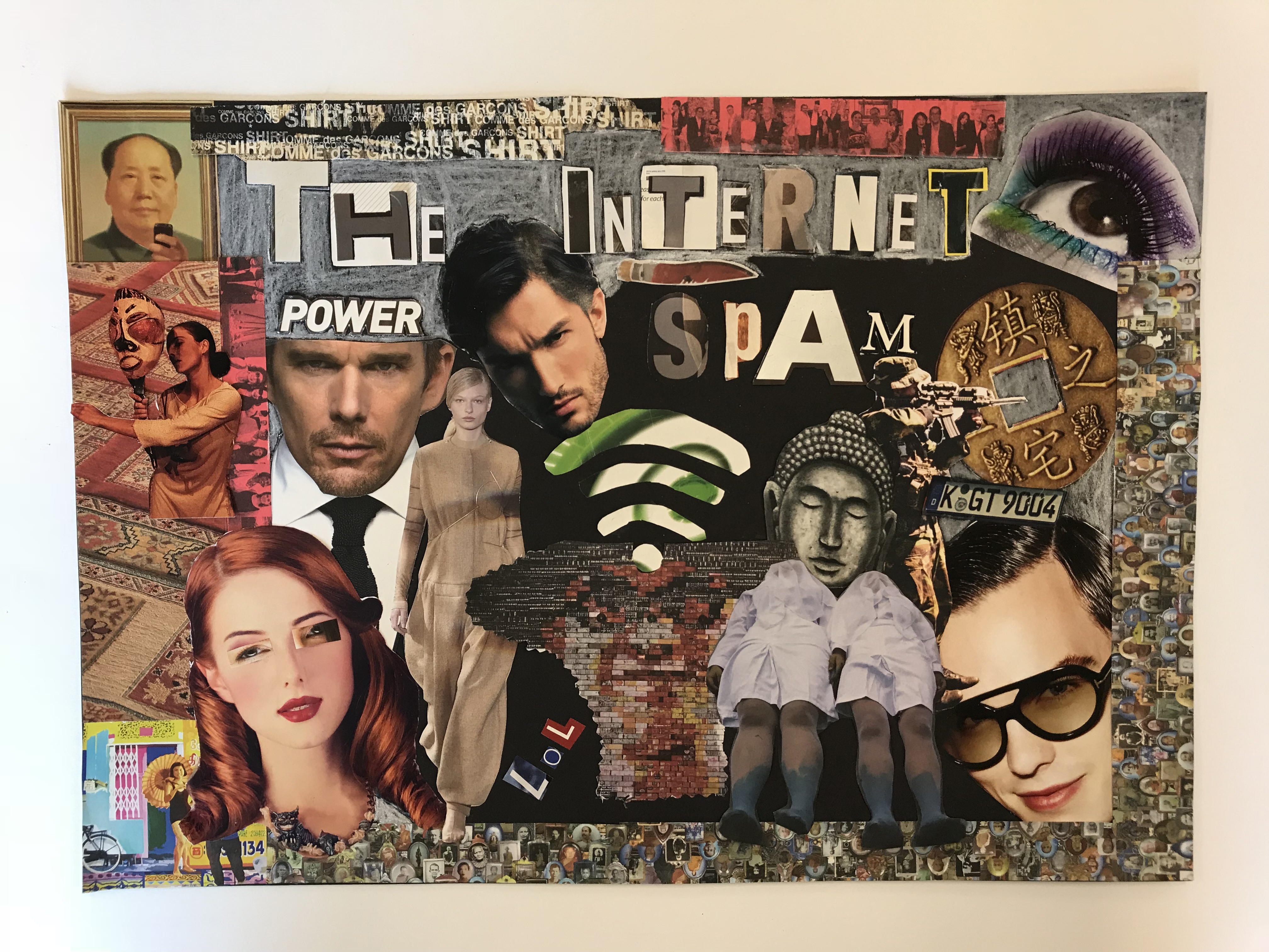 Dangers of the Internet Collage Workshop at UWC